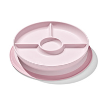 OXO Tot Blossom Stick & Stay Divided Plate