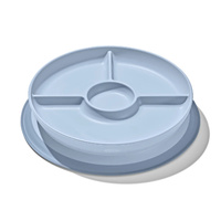OXO Tot Dusk Stick & Stay Divided Plate
