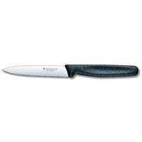 Black 10cm Pointed Blade Paring Knife