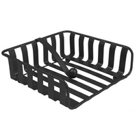 Striped Black Weighted Napkin Holder