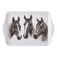 Trio Chestnut Melamine Scatter Tray