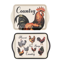 Heartland Collection Set of 2 Melamine Scatter Trays