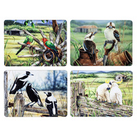 A Country Life Pack of 4 Assorted Corkback Placemats