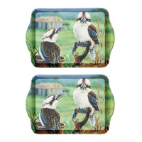 A Country Life Set of 2 Countrysiders Melamine Scatter Trays