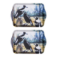 A Country Life Set of 2 Country Lifestyle Melamine Scatter Trays