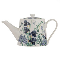 Ashdene Iris Garden Collection 900ml Fine Bone China Infuser Teapot