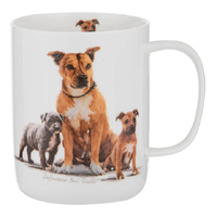 Puppy Love Collection 400ml Staffy Terrier Mug