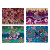 Ashdene Spirit Land Collection Pack of 4 Assorted Corkback Placemats