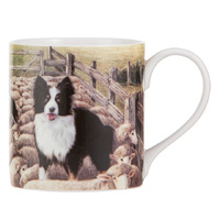 Ashdene Working Dogs Sheep Yard 380ml Mug