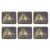 Ashdene Midnight Tawny Collection Set of 6 Cork-backed Coasters
