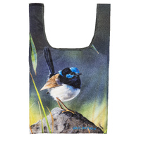 Ashdene Australian Small Birds Collection Blue Wren Shopping Bag