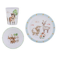 Ashdene Little Farm 3 Piece Dinner Set