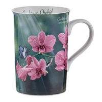 Ashdene Botanical Emblems of Australia Cooktown Orchid 350ml Can Mug