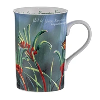 Ashdene Botanical Emblems of Australia Kangaroo Paw 350ml Can Mug