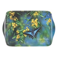 Ashdene Botanical Emblems of Australia Wattle Melamine Scatter Tray