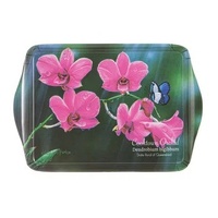Ashdene Botanical Emblems of Australia Cooktown Orchid Melamine Scatter Tray