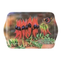 Ashdene Botanical Emblems of Australia Sturt's Desert Pea Melamine Scatter Tray