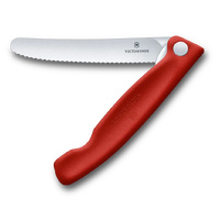 Swiss Classic Red Foldable Picnic Knife