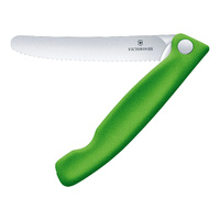 Swiss Classic Green Foldable Picnic Knife