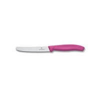 Pink 11cm Round Tip Steak & Tomato Knife