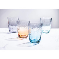 Ladelle Dimpled Set of 4 Glass Tumblers