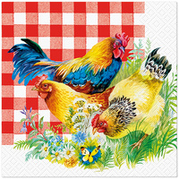 PAW Decor Collection Chicken Coup 3-ply Tissue Paper Napkin 33 x 33cm (Pack of 20)