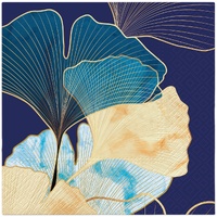  PAW Decor Collection Ginko Accents 3-ply Tissue Paper Napkin 33 x 33cm (Pack of 20)