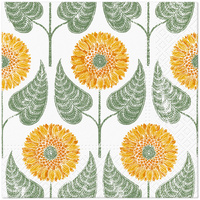 PAW Decor Collection Sunflower Pattern 3-ply Tissue Paper Napkin 33 x 33cm (Pack of 20)
