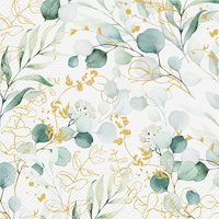 Golden Eucalyptus 3-ply Tissue Paper Napkin 33 x 33cm (Pack of 20)