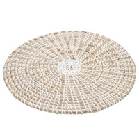 Seagrass Woven White Placemat