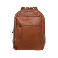 Luxury Soft Leather Tan Backpack