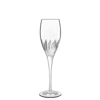 Diamante Collection 220ml Set of 4 Titanium Reinforced Prosecco/Flute Glasses