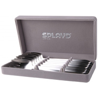 Luxury Stainless Steel Satin Set of 6 Splayd Utensils