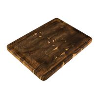Acacia 50.5 x 36cm End Grain Cutting Board with Juice Groove