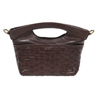Modapelle Dark Brown Leather Cross Body/Shoulder Bag