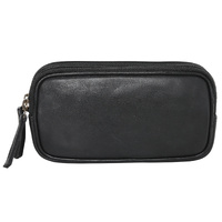 Modapelle Black Leather Collection Optical/Utility Case