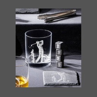 Tempa 9 Piece Whisky Business 350ml Golf Whisky Set