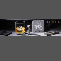 Tempa 9 Piece Whisky Business 350ml Motorcycle Whisky Set
