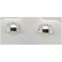 Sterling Silver 8mm Polsihed Ball Stud Earrings