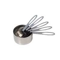 Cuisena Set of 5 Stainless Steel Measuring Cups