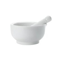 White Basics 12cm Mortar & Pestle