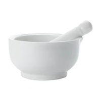 White Basics 7cm Porcelain Mortar & Pestle