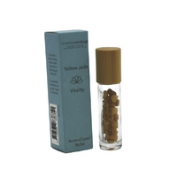 Crystal Carvings Vitality/Yellow Jade AromaCrystal Roller