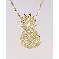 9 Carat Yellow Gold Pineapple Pendant
