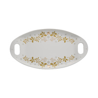 Maxwell & Williams White Christmas Handled Oval Platter