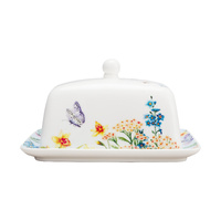 Maxwell & Williams Fluttering Meadow Collection Butter Dish
