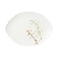 Maxwell & Williams Royal Botanic Gardens Foxglove Collection Scallop Oval Platter