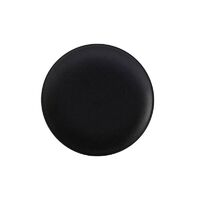 Caviar Black 15cm Porcelain Coupe Plate