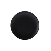 Caviar Black 20cm Porcelain Coupe Plate