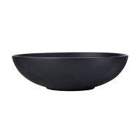 Caviar Black 30cm Round Porcelain Serving Bowl